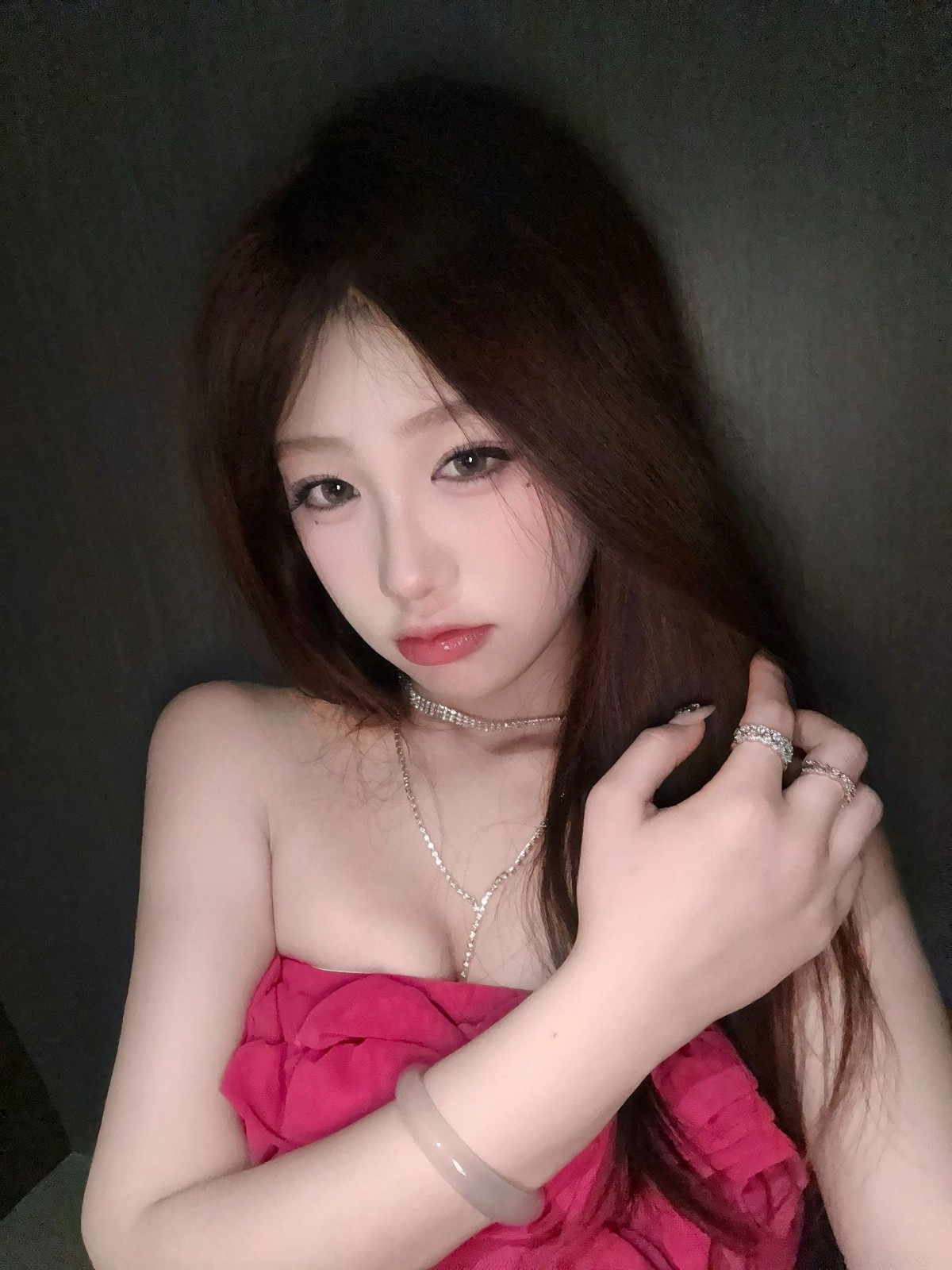 粉蝴蝶可爱的小妹妹